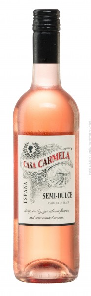 2021er Casa Carmela Semi-Dulce Rosado D.O. Yecla 12 % 0,75 l vegan